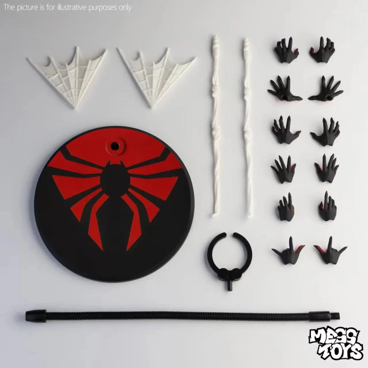 Mess Toys Superior Spiderman Action Figure Peter Parker Messtoys Spider Man Figurine Dr Octopus Neighbor Spider-man Model Toys