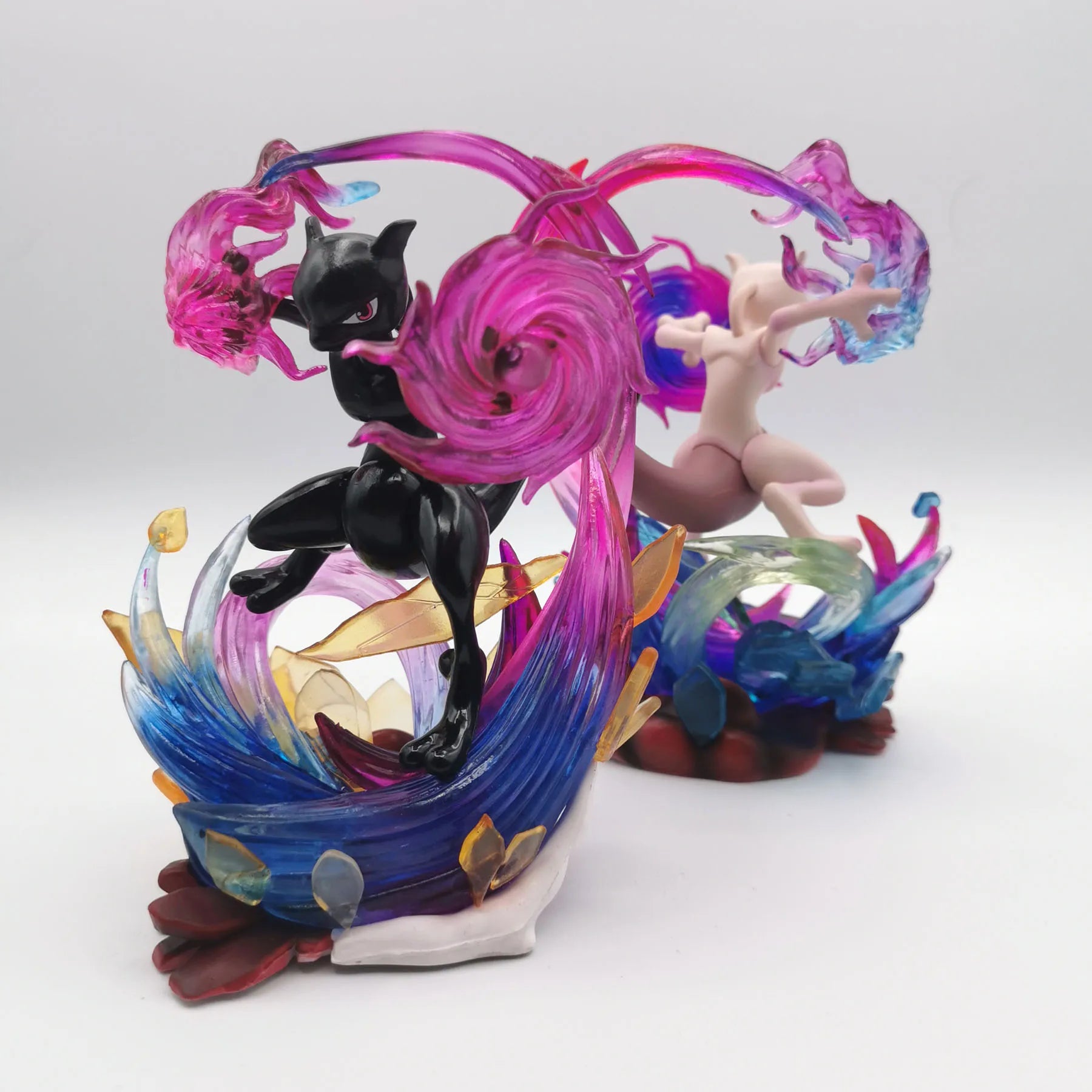 14cm Pokemon Mewtwo DM Scenario Cartoon Anime Figures Mew GK Figurine PVC Statue Model Doll Collectible Toy For Children Gifts