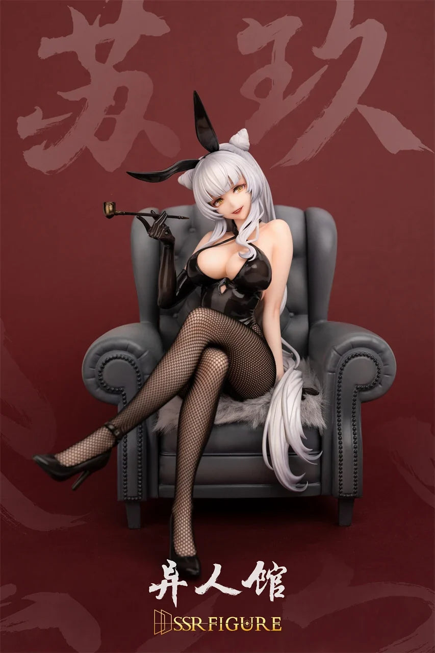 Original Kaitian Studio Ssr Figure Inhuman Pavilion Rabbit Girl Jade From The Sky Jinhua Qiao'Er Su Jiuyue Glass Model Toy