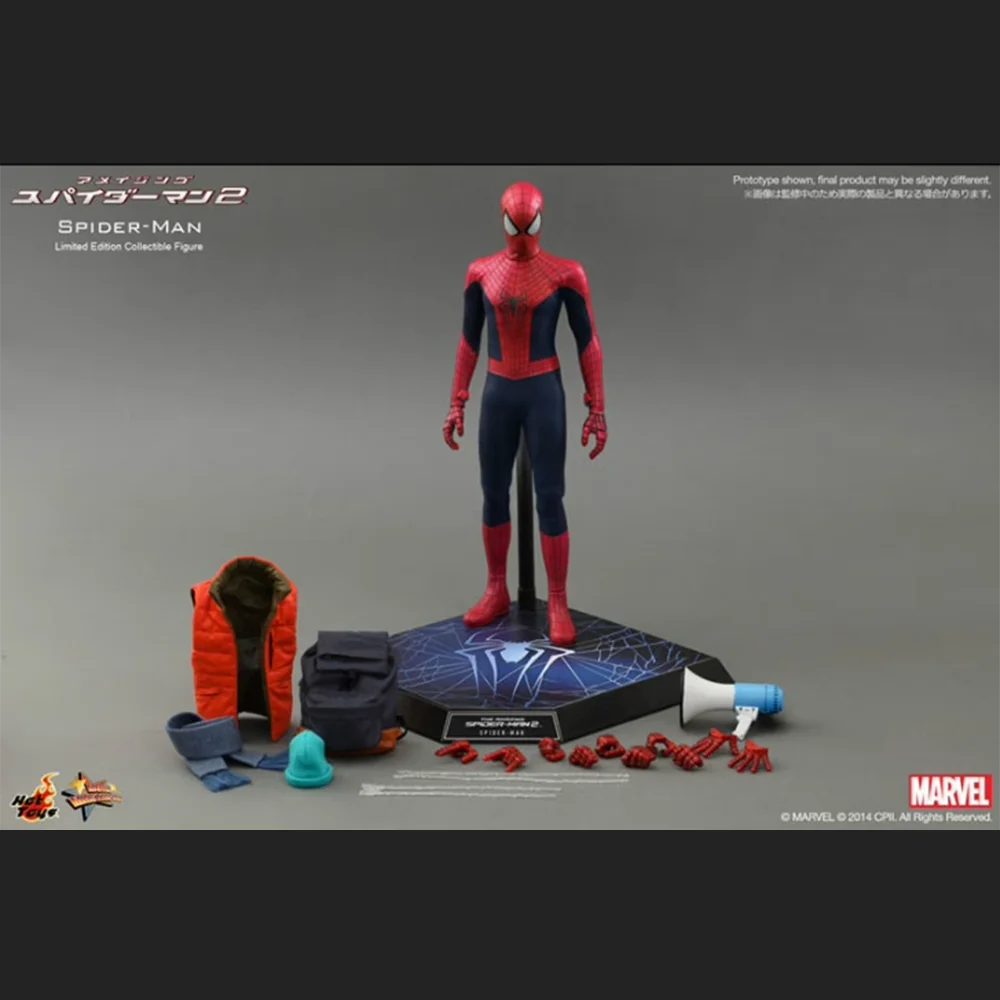 HotToys 1/6 MMS244 The Amazing Spider-Man 2 Spider-Man 2.0 Action Figure Model Toys 12-inch collection scene ornaments gift