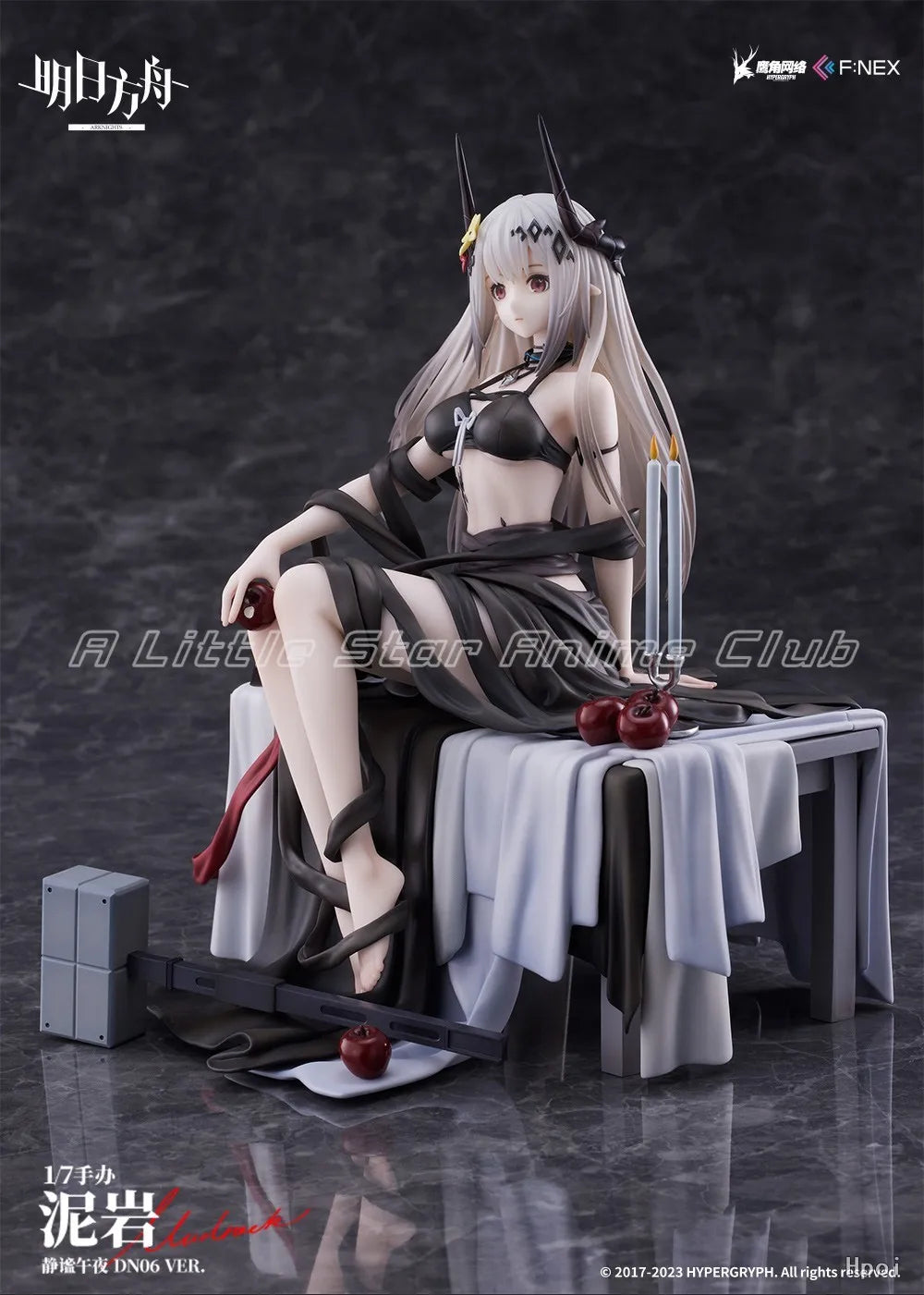 In Stock Original  F:NEX Arknights Mudrock Quiet Midnight DN06  1/7 Animation Figure Model Collection Gift Toys
