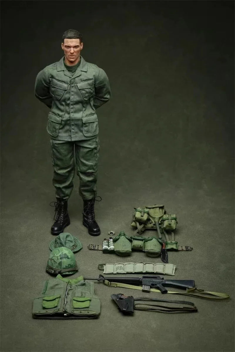 【MT】Original WHOHO TOYS Vietnam War Male Soldier 1/6 Action Doll Model Toy Gift