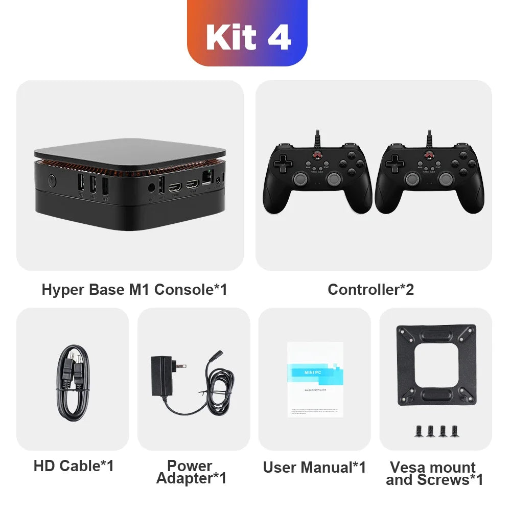 Intel N100 Game PC Box WIN 11 Pro & Batocera 40 Retro Video Game Console 2T HDD 52000+Games 80+Emulators for PS3/PS2/PS1/Wii/N64
