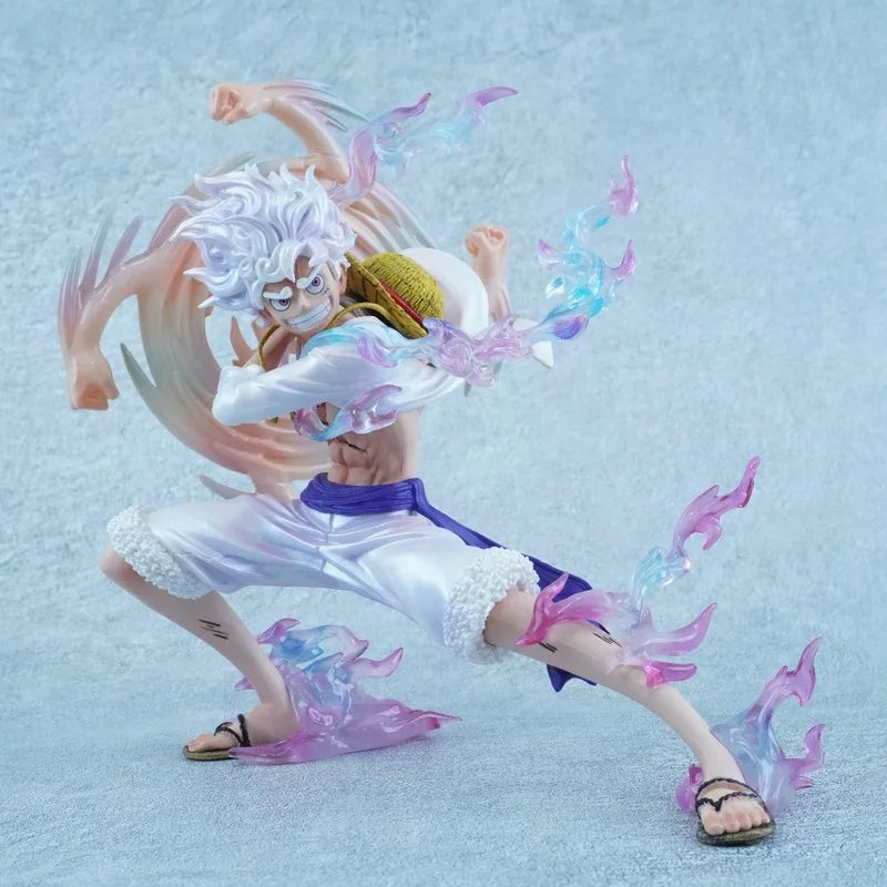 One Piece Figure 19cm/7.48in Nika Luffy Action Figures Arm Can Rotate Anime Pvc Statue Collection Model Toys Gifts