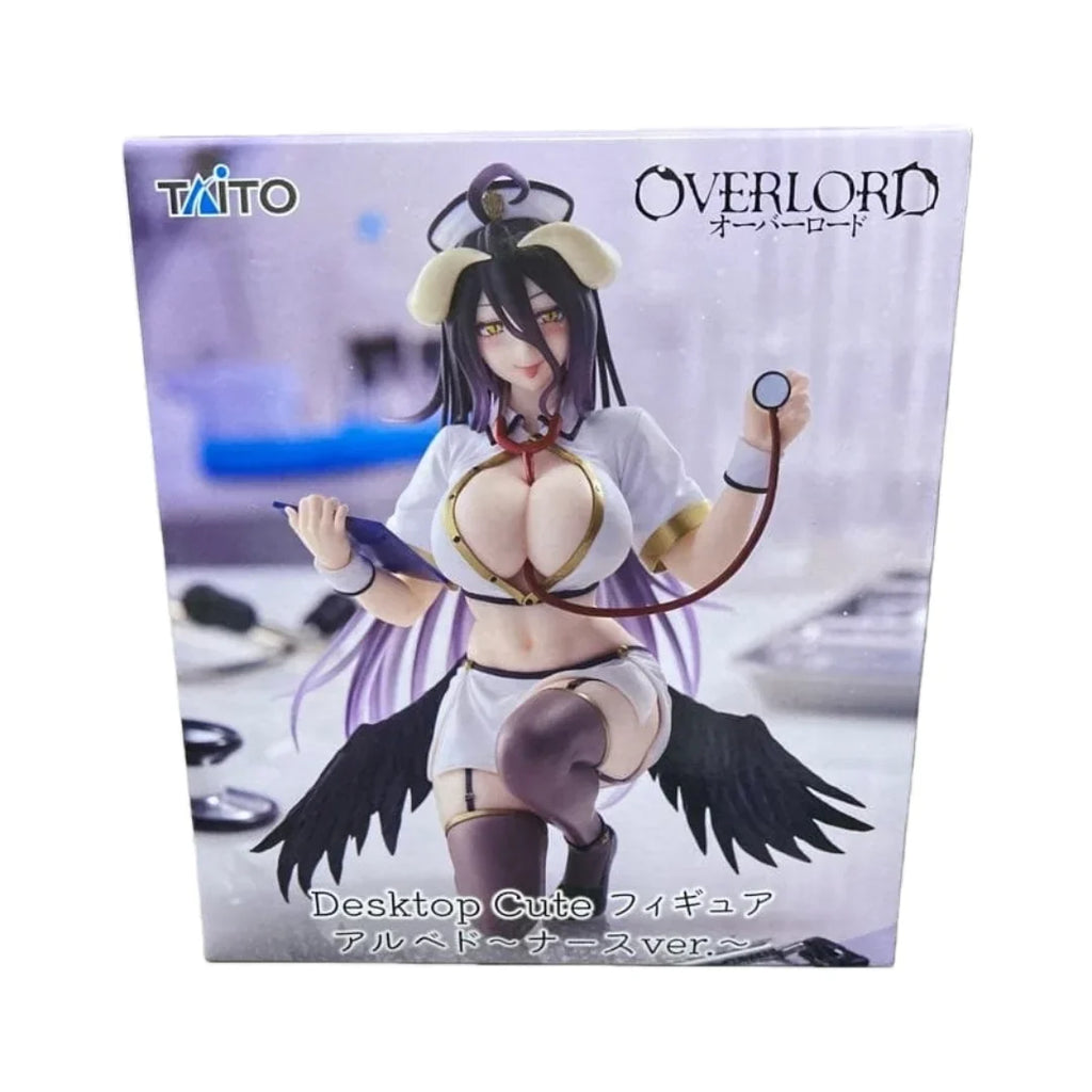 [Original Genuine] In Stock Taito The Animation Overlord Desktop Cute Albedo Nurse PVC Figure Model Collector Figurine Toys Gift