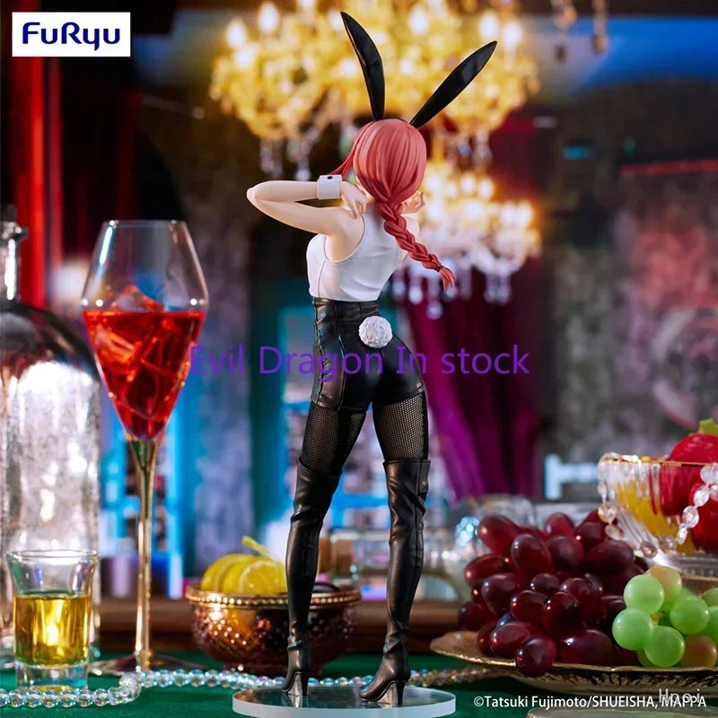 In Stock Original FuRyu BiCute MAKIMA Plush Toy Peripheral and Beauty Figure Toy 30cm Collectible Gift