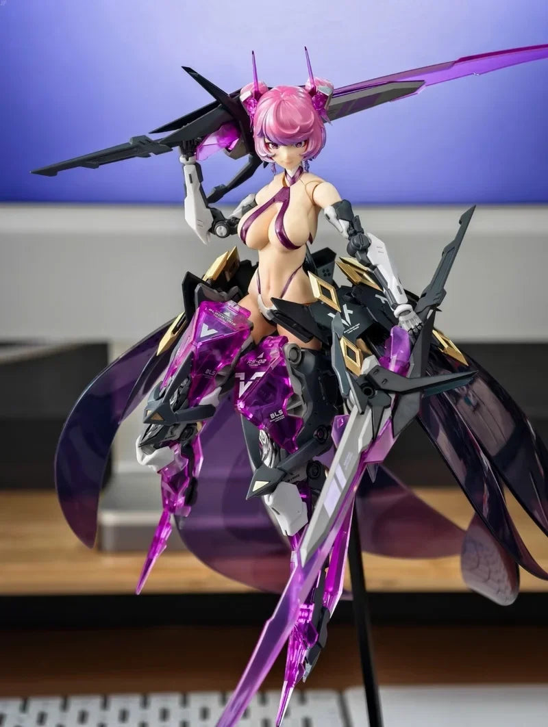 Genuine Eamestcore Craft Pink Female Figure Star Flower 1/10 Finished Machine Action Figure Girl Model Toy Collect Toys Gifts