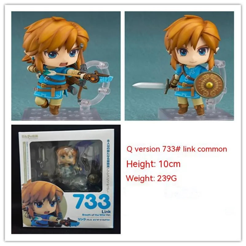 The Legend Of Zelda Breath Of The Wild Ver. 733 733-DX Link Action Figure 10cm Mini PVC Figurine Of Zelda Pvc Figure Statue Mode