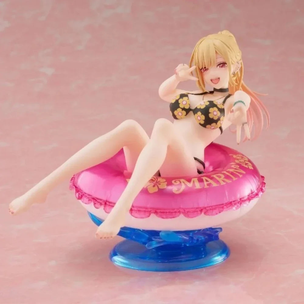 In Stock Taito Original Genuine Sono Bisque Doll Wa Koi O Suru Aqua Float Girls Kitagawa Marin 10cm Model Anime Girl Figures Toy