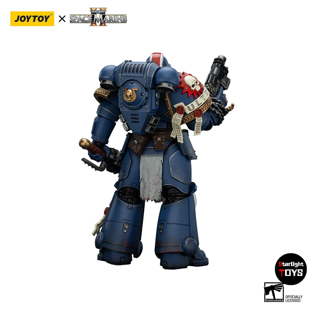 JOYTOY 1/18 Action Figure Warhammer 40K Ultramarines Lieutenant Titus-Collectors Edition  Model Toy Gifts