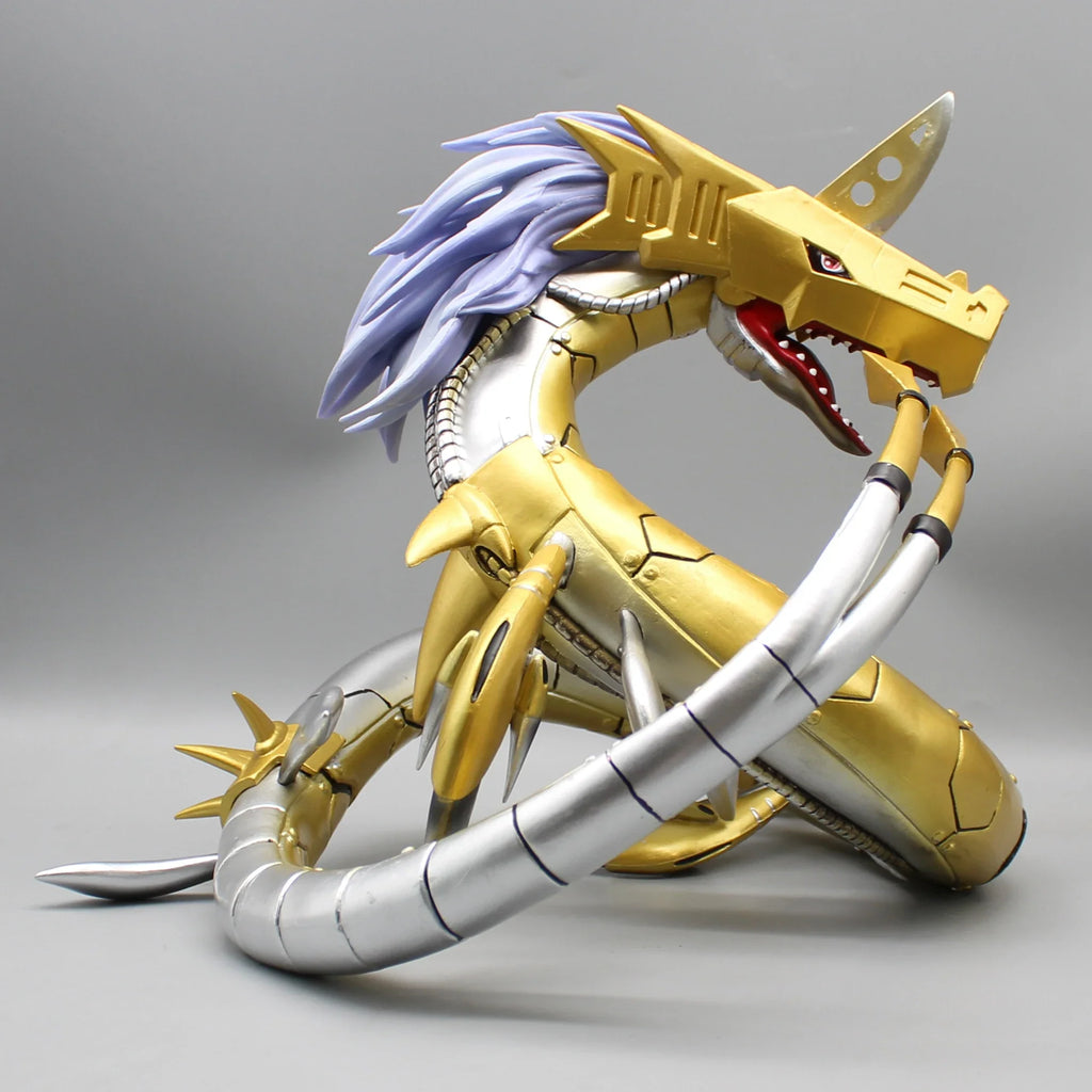 26cm Digital Monster Metal Seadramon Anime Figures Figurine Digimon Adventure Dark Masters Pvc Room Collection Decoration Toy Gi