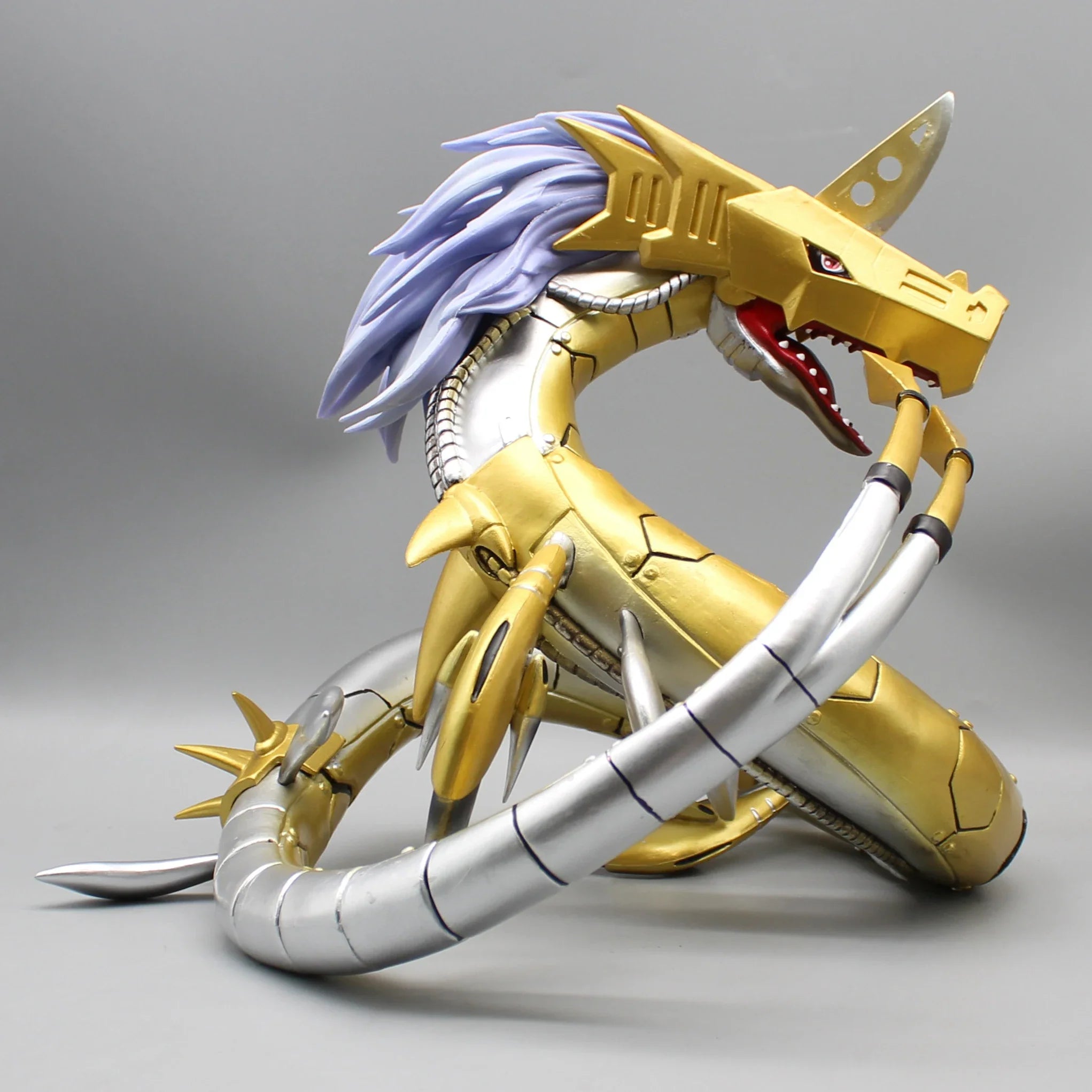 26cm Digital Monster Metal Seadramon Anime Figures Figurine Digimon Adventure Dark Masters Pvc Room Collection Decoration Toy Gi