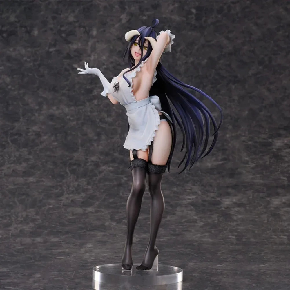 In Stock ElCOCO Original Genuine Overlord IV Albedo Coreful Figure Maid Ver 26.2cm Sexy Collections Model Toy Anime Figures Gift