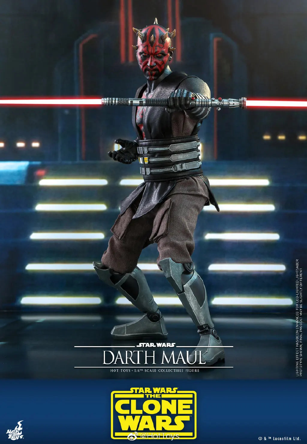 In Stock HotToys TMS024 Star Wars Darth Maul 1/6 Soldier Doll Anime Action Figure Toy Gift Model Collection Hobbies