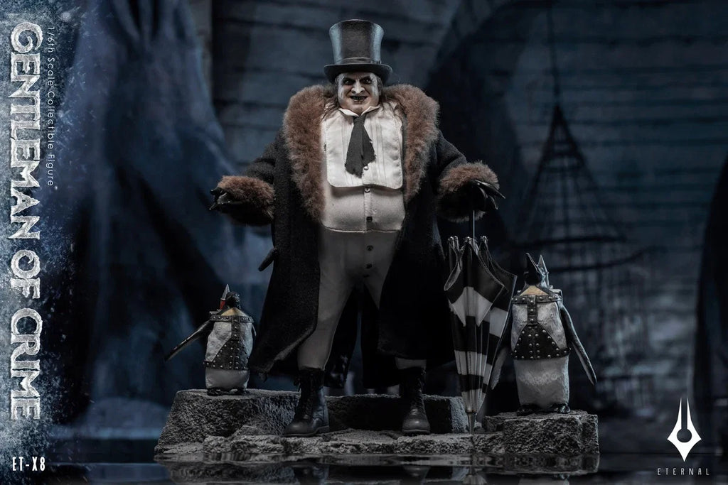 In Stock ETX8 1/6 Collectible Toy The Penguin Gotham Gentleman Villain Criminal Full Set 12inch Action Figure Xmax Model Toy