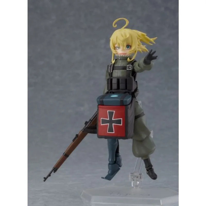Max Factory Figma #439 Tanya Degurechaff - 130mm Movable Doll, PVC/ABS Material, All-Ages Action Figurine for Anime Collectors