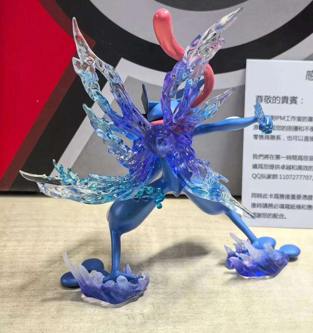 10cm Pokemon Anime Figure Battle Greninja Action Figure Cartoon Collection Pvc Model Desktop Statue Ornament Doll Toy Birthday