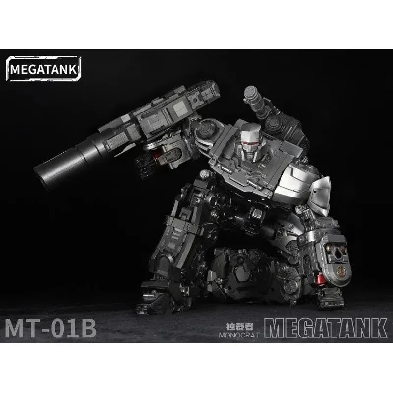 In StockTransformation MEGATANK MT-01B MT01B Tank Might Dictator  Robot Alloy Edition Action Figure