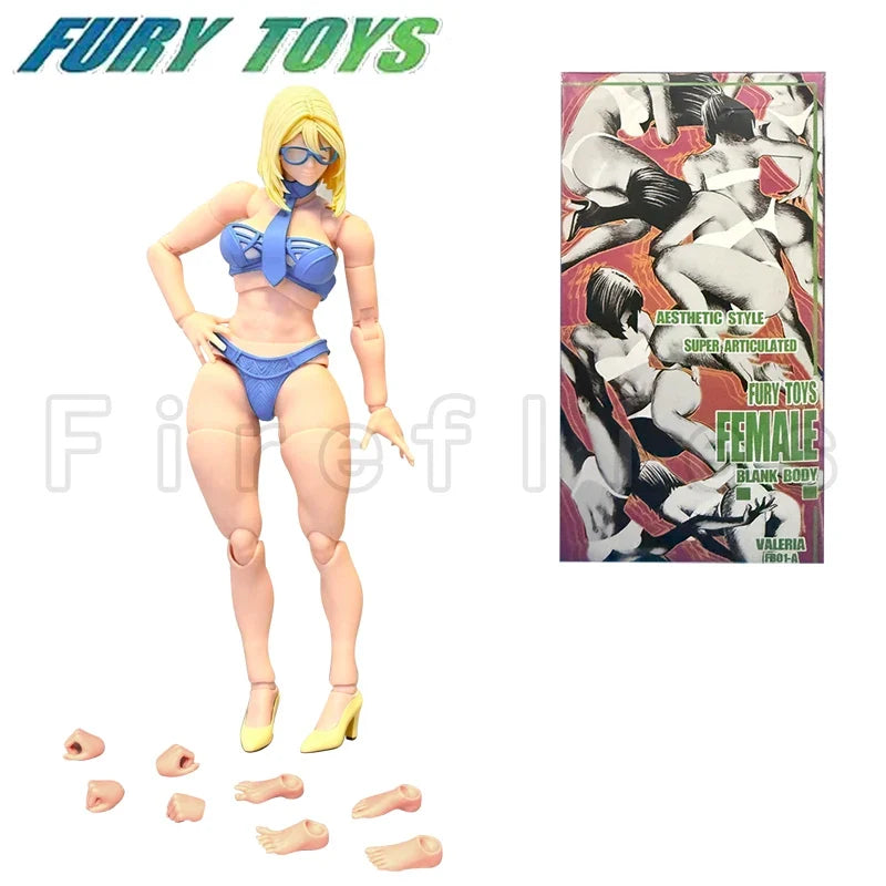 1/12 Fury Toys Action Figure Female Body Figure Valeria Hana Imani Anime Model Toy