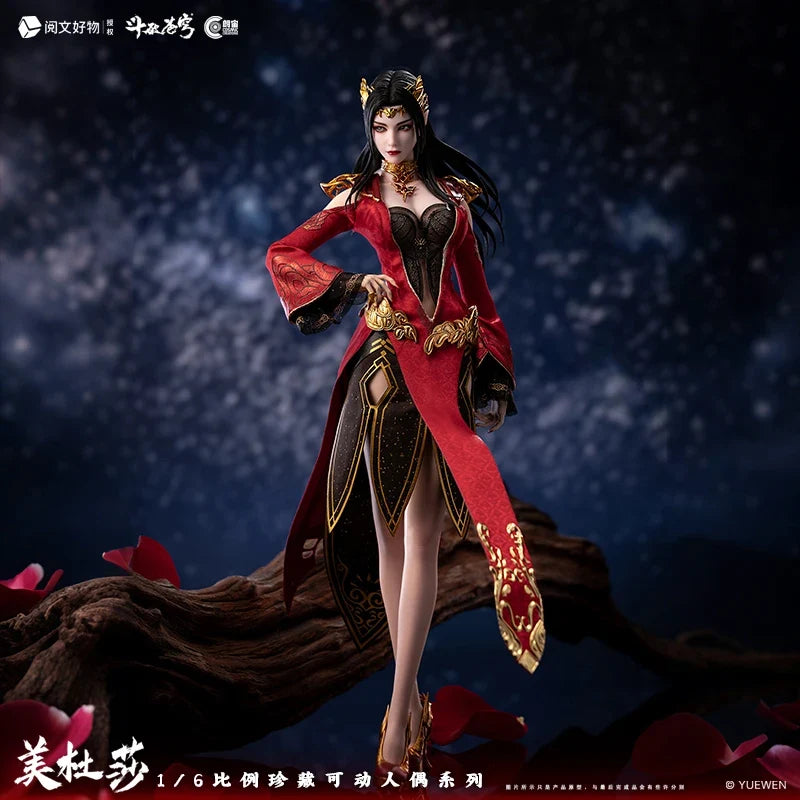 28cm Genuine Cosmic Creations Battle Through The Heavens Medusa 1/6 Scale Action Figure Female Soldier Collection Model Toy Gift