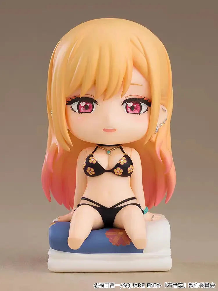 My Dress Up Darling Anime Figure 2433 Kitagawa Marin Figurine Q Version Nendoroid Ornaments Collectible Model Toys Gift IN STOCK
