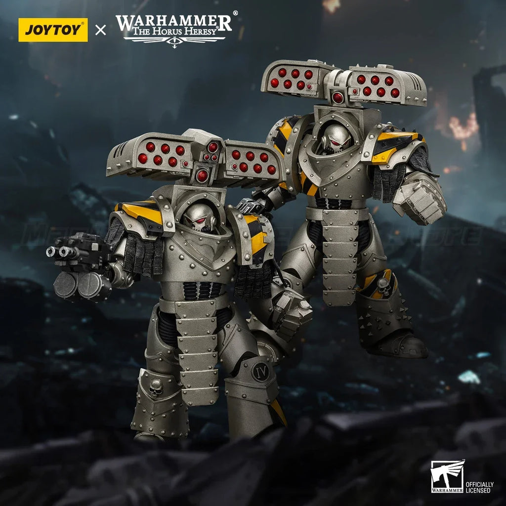 【MT】JOYTOY 1/18 Action Figure Warhammer 40K Lron Warriors Tyrant Siege Master Terminator with Rocket Launcher Model Toys