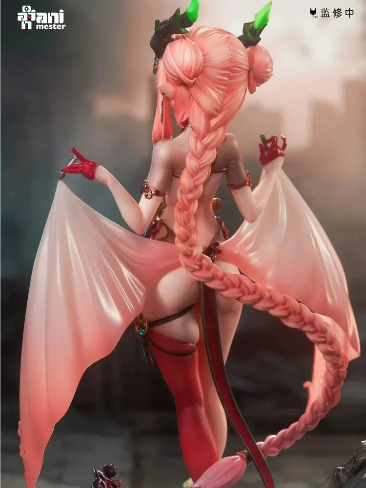 AniMester Little Succubus Yayako 1/7 Anime Action Figure Model Collectible Decor Desktop Ornament Cute & Blazing Toy Gift