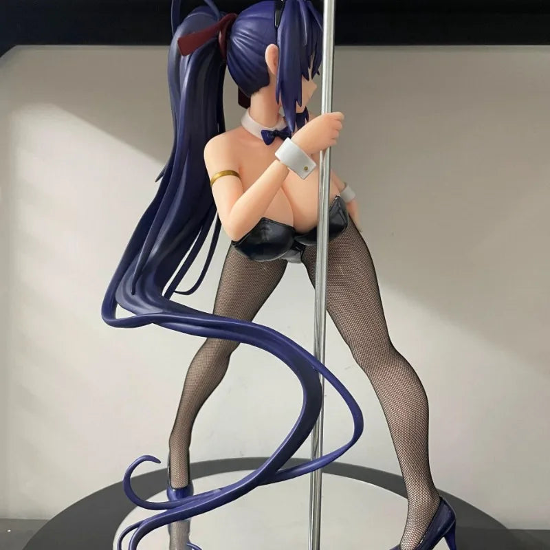 In Stock 100% Original High School DxD Himejima Akeno Bunny Ver Figure Model Ornaments Collection Gift Toy