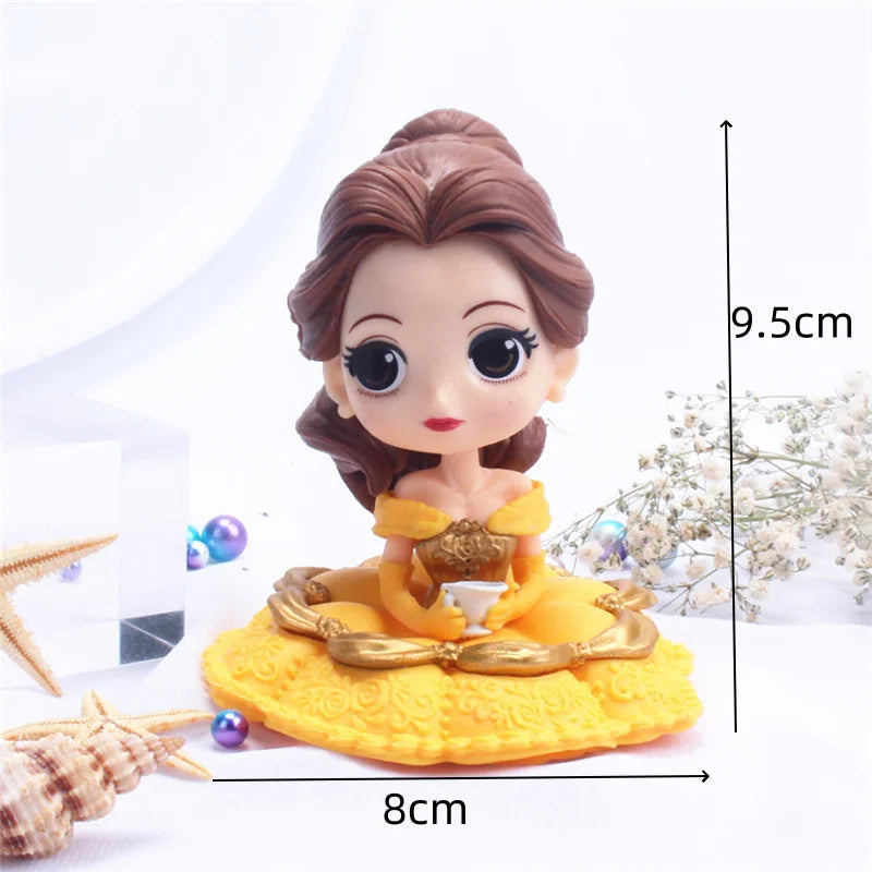 Q Posket Beauty and the Beast Toys Belle  PVC Princess Figures Action Collectible Model Toy  for children gift