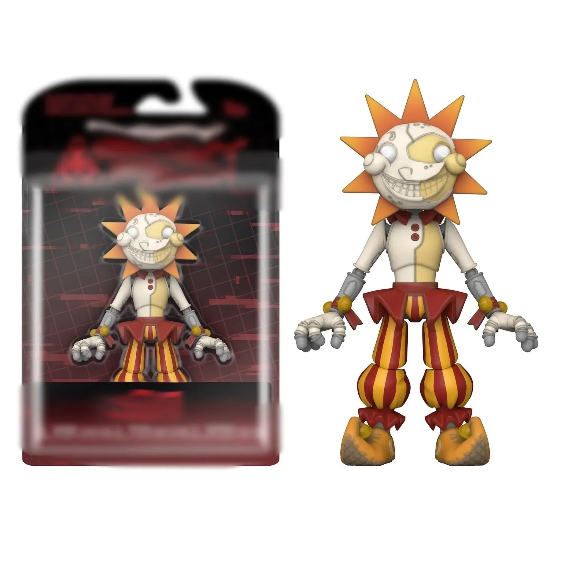 Sundrop FNAF Figures SUN & MOON Joker Freddy Bonnie Foxy Chica Fazbear Bear Action Figure Movable Figurine Dolls Toys
