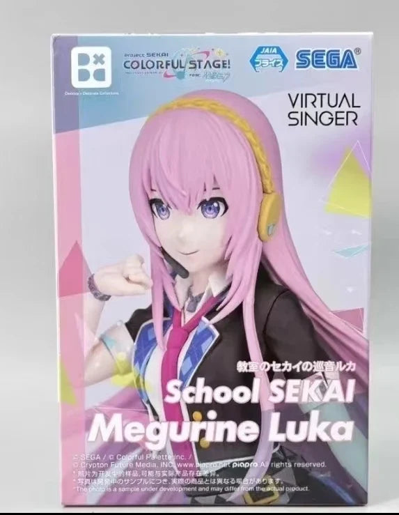 Genuine Sega Hatsune Miku: Colorful Stage! DDC Meiko Kaito Megurine Luka Kagamine Len Kagamine Rin Original Anime Figure Model