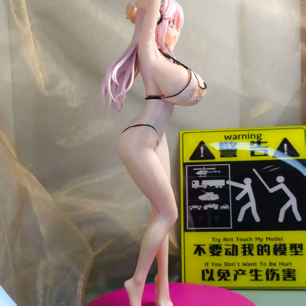 Sonizi Animation Hand-Made Swimsuit Beauty Girl Action Figure Collectible Model Ornament Chassis Accessories for Secondary Fans