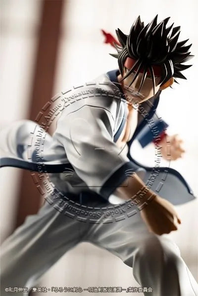 In Stock Original Genuine Kotobukiya ARTFX J Figure Rurouni Kenshin Sagara Sanosuki Samurai Sword Fighter Collectible Statue