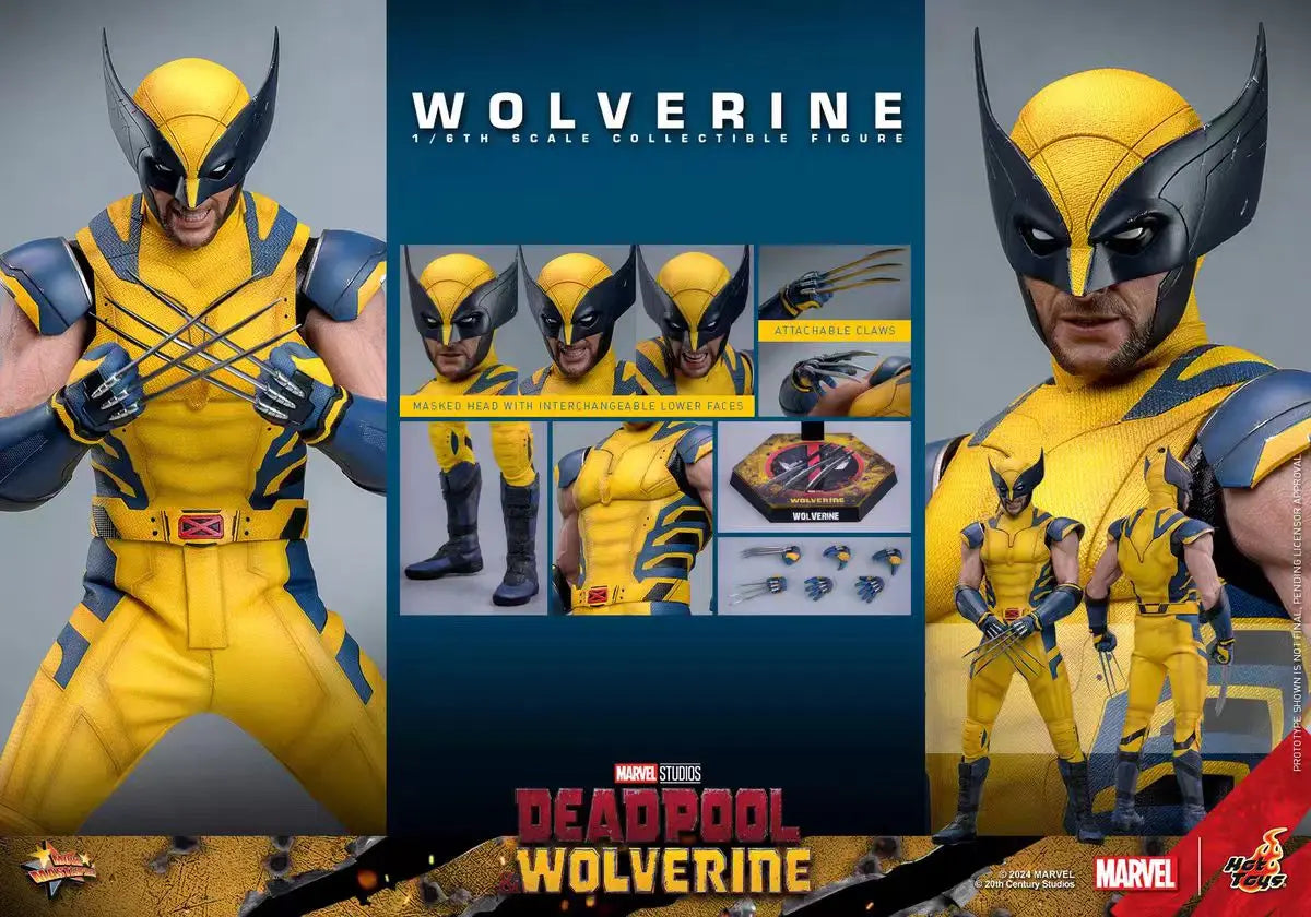 【In Stock】 HT 1/6 MMS754/753 Deadpool and Wolverine Wolverine Hugh Jackman Mobile Soldier Set Doll Stuff