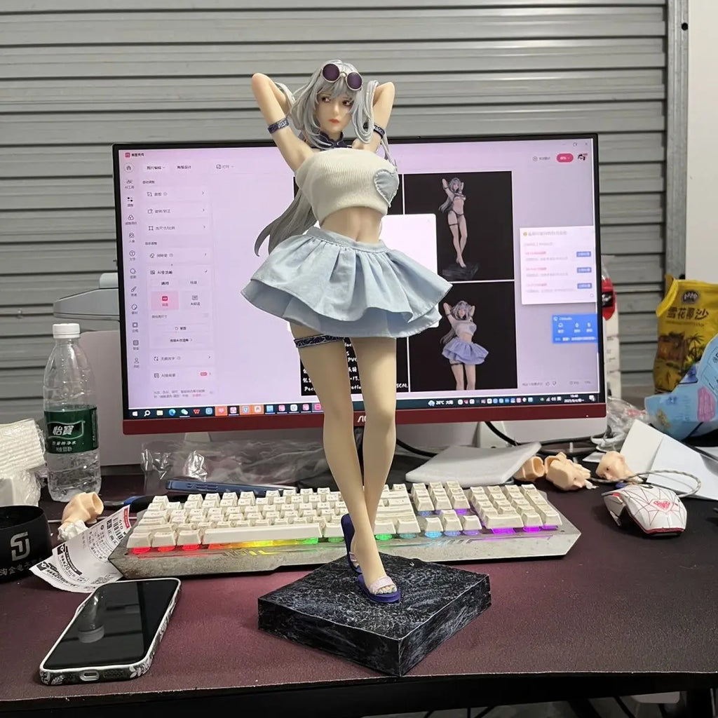 45CM Jingliu Figure Jingliu Swimwear Action Figurines Limited Edition High Quality GK Model Figurine Toys Statue Christmas Gifts