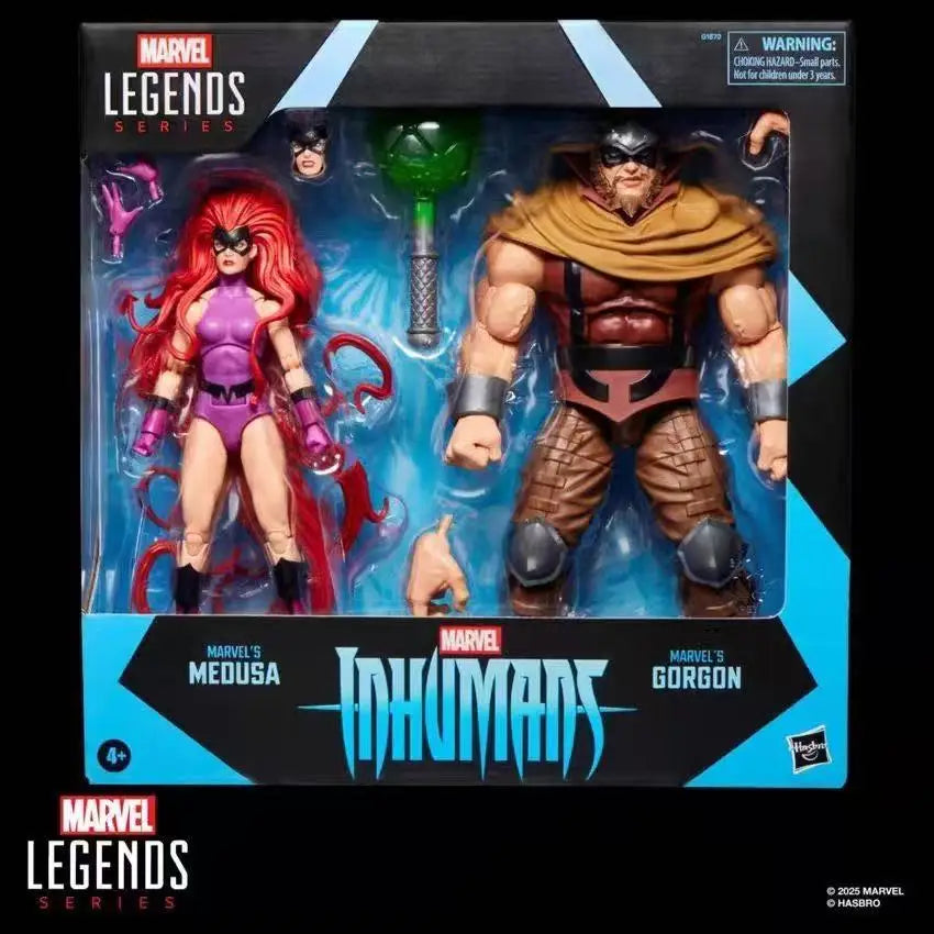 Hasbro Marvel Legends Medusa Gorgon 2er-Set 6-Zoll-Actionfigur