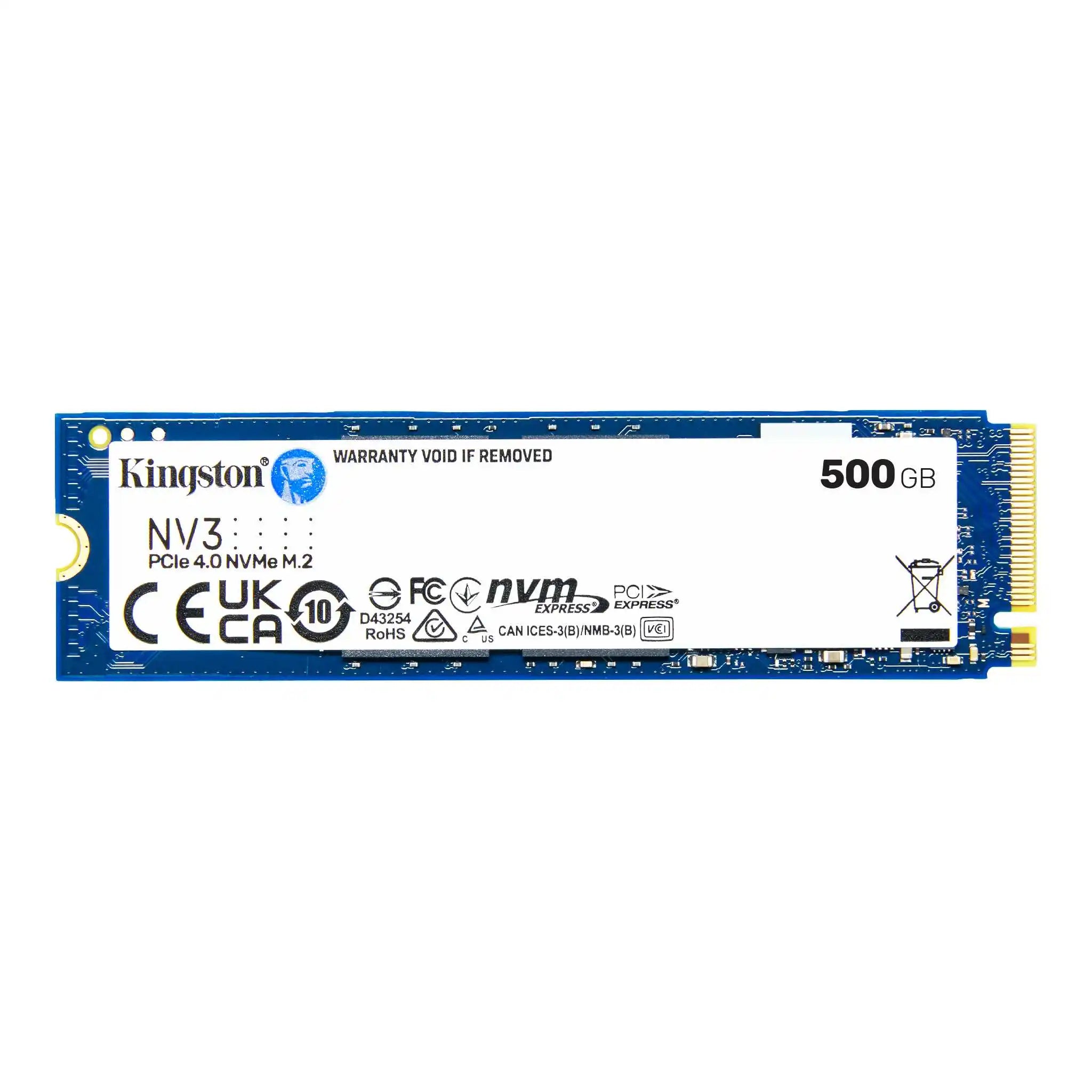 Kingston SSD NV1 NV3 NVMe M.2 2280 SSD 250GB 500GB 1TB Internal Solid State Drive Hard Disk Sff for Laptop Desktop PC