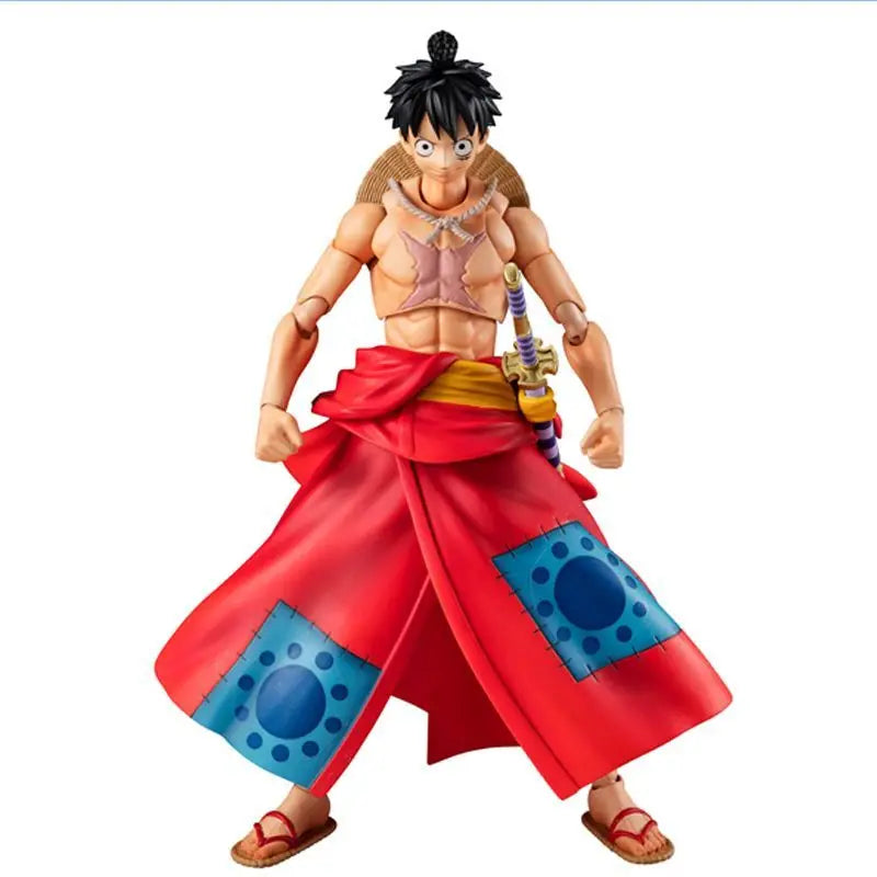 MegaHouse MH VAH Bandai Banpresto One Piece Navigation King Luffy Taro The Country of Harmony Movable Figure Trendy Play Model