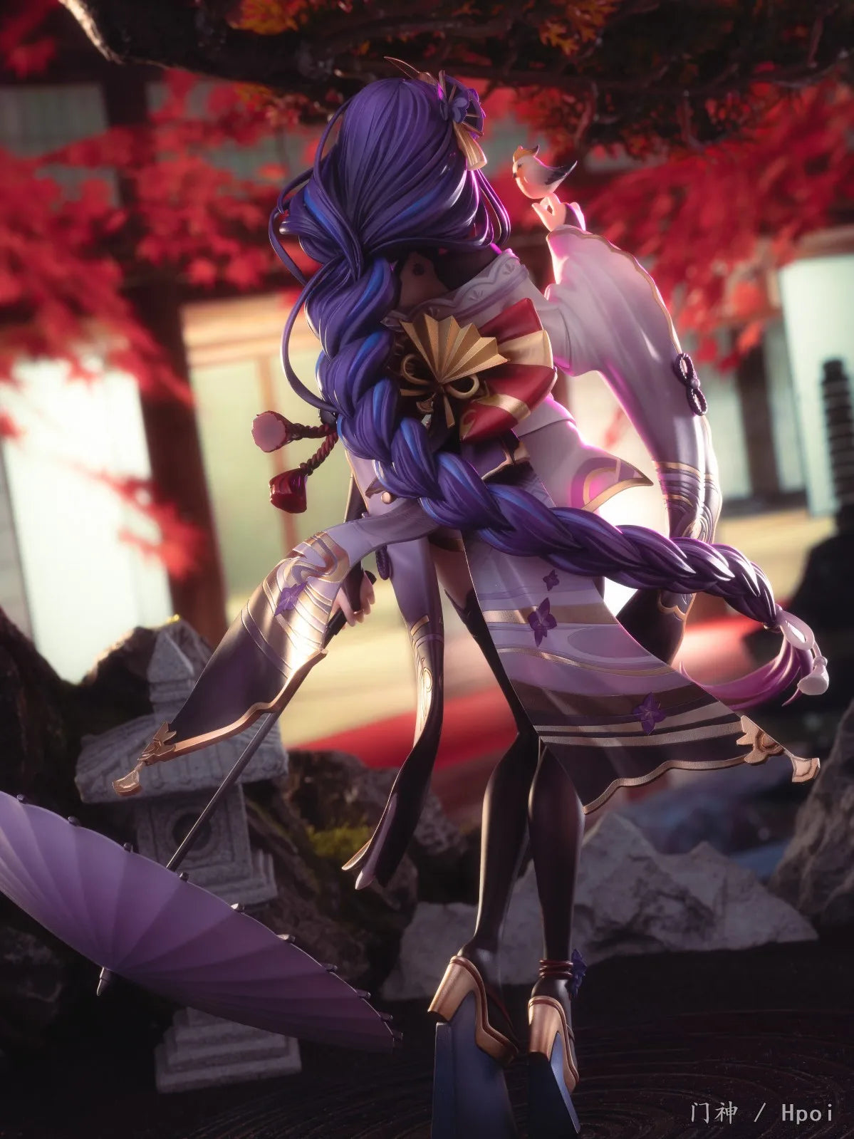 25CM Anime Game Genshin Impact Beelzebul Figure Cute Cool Anime Model Toys Gifts Collection Action Figure  Ornaments PVC