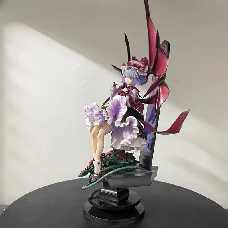 31cm Touhou Project Remilia Scarlet Action Figure Desktop Model Statue For Boys Game Character Collectible Ornament Toy Gift