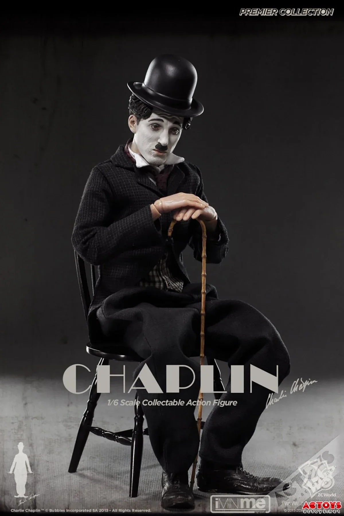 Original  ZCWO 1/6Charlie Chaplin Comedy Master Classic Character collection level Action doll Figure Model Toys 12 inches