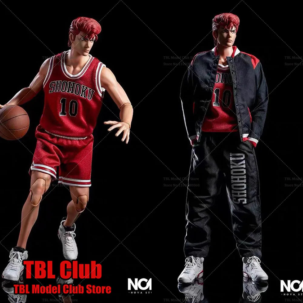 In Stock NOVA 1/6 Scale Collectible Slam Dunk Sakuragi Hanamichi 12Inch Male Solider Action Figure Full Set Model Toys