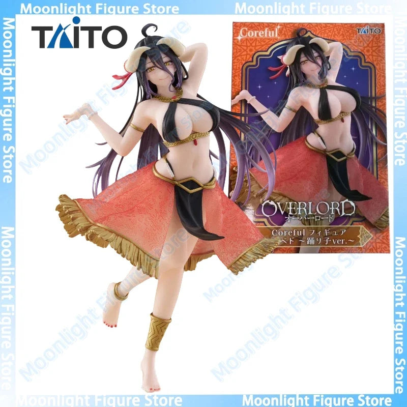 In Stock TAITO Coreful Overlord Albedo Dancer Desktop Cute Doll Anime Action Figure Toy Gift Model Collection