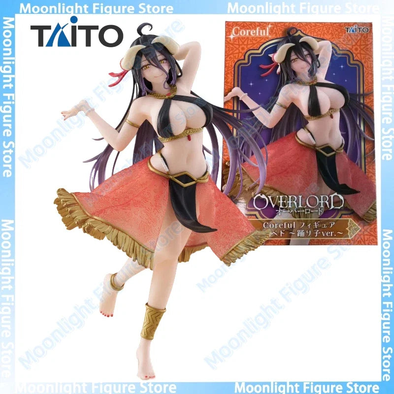 In Stock TAITO Coreful Overlord Albedo Dancer Desktop Cute Doll Anime Action Figure Toy Gift Model Collection