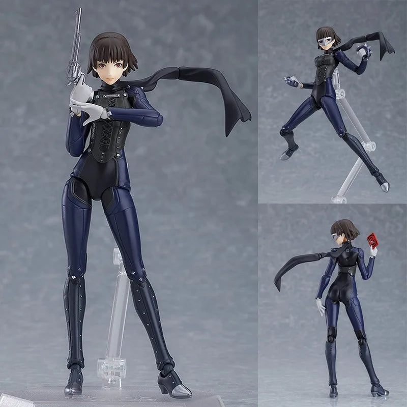 Max Factory Original Figma Series Persona 5 Rain Palace Lotus Wise Leaf Anime Mobile Model Handmade Accessories Toy Gifts