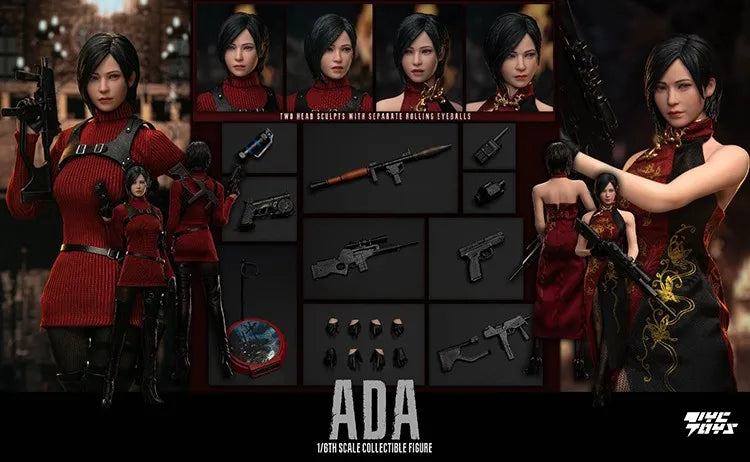 In Stock Original MASTER TEAM Ada Wong 1/6 Action Figure MTTOYS018 12inch Full Set Model Toys Collection Holiday Gifts
