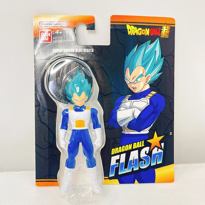 Bandai Original Dragon Ball Z Super Saiyan Figure Toy Vegeta Son Goku DBZ PVC Figurine Collection Model Dolls Birthday Gift Kids
