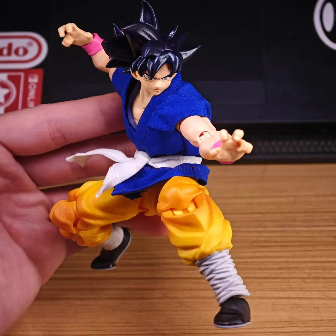 For Dragon Ball Clothes Series Figures Goku Daoist Robe Orange Uniforms Training Suit Goku Clothes Accessories Shf Toy No Figure