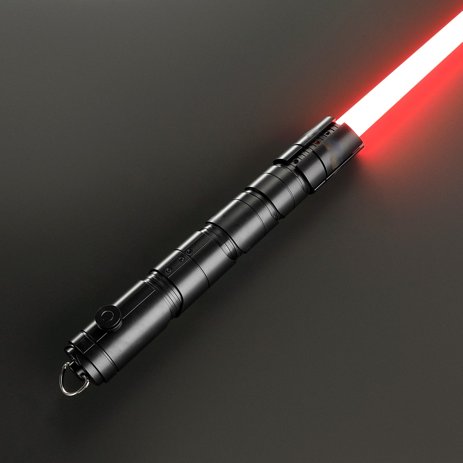DamienSaber Qimir Lightsaber Force Heavy Dueling Detachable Light Saber Metal Hilt Infinite Color Changing with 34 Sound Fonts