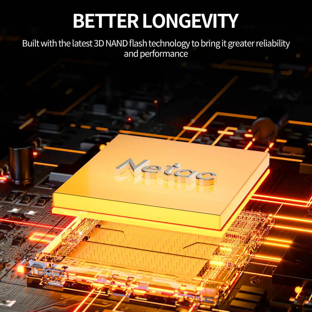 Netac 1TB 2TB 4TB M2 SSD NVMe 512gb PCIe4.0 M.2 2280 NV5000t NV7000t Internal Solid State Hard Disk For PS5 Laptop Desktop